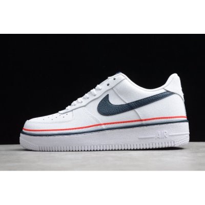 Nike Air Force 1 Low Usa Sporty Ribbon Beyaz / Koyu Gri Kaykay Ayakkabı Türkiye - DL73X9VX